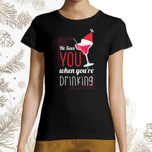 He sees you..... drinking